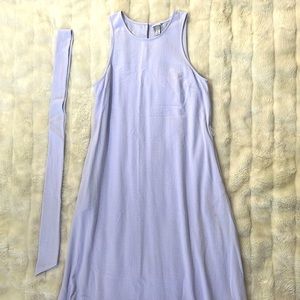 Maxi long Dress with pockets and belt